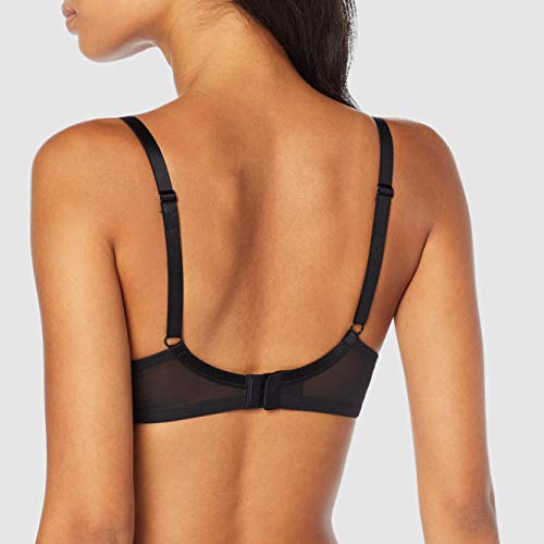 Playtex Soutien-Gorge Emboitant Sans Armature Essential Elegance Sujetador sin Aros, Negro (Noir 001), 95C para Mujer