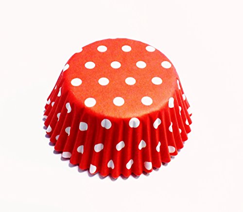 PME BC 772 Cajas de hornear para magdalenas, Red Polka Dots