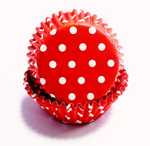 PME BC 772 Cajas de hornear para magdalenas, Red Polka Dots