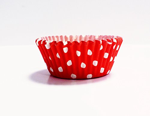 PME BC 772 Cajas de hornear para magdalenas, Red Polka Dots