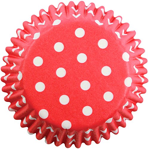 PME BC 772 Cajas de hornear para magdalenas, Red Polka Dots