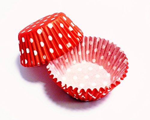 PME BC 772 Cajas de hornear para magdalenas, Red Polka Dots