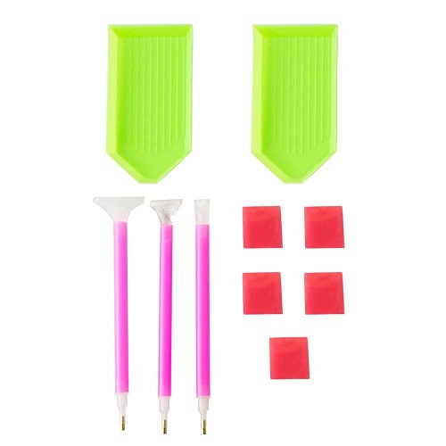 Point Drill Pen DIY Kit de Herramientas de Pintura de Diamantes 5D Punto de Cruz Bordado Pen Set Mosaic Glue Office & Stationery