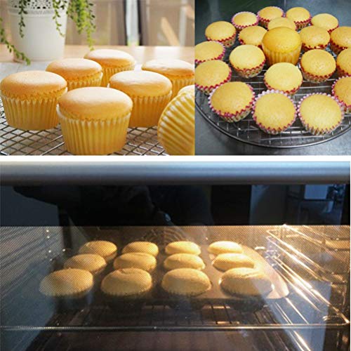 POKIENE Juego de Moldes para Muffins de 2 Piezas, Moldes para Muffins de Acero al Carbono Antiadherente 12, Moldes para Magdalenas para Hacer Brownies, Pasteles, Pudines - Negro