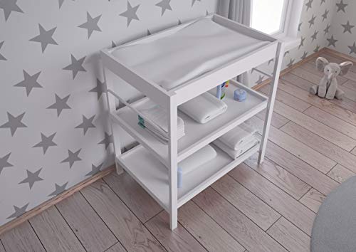 Polini Kids Vestidor cambiador blanco para bebé 3049-04