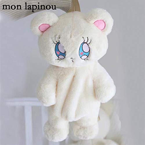 POOMALL Animales de peluche de felpa Mochila Bolsa Juguetes - oso de felpa Mochila japonesa del oso de Kawaii Bolsa niñas animales del bolso de escuela de la forma redonda de hombro Bolsas Mochila muj