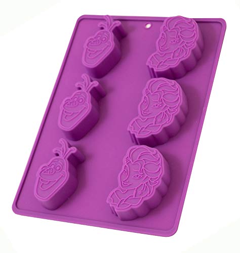 p:os handels gmbh 28248 - Juego de moldes para Hornear (6 Unidades, Aprox. 28 x 20 cm, 100% Silicona Platino Apta para Alimentos, Resistente al Calor y al frío de 230 ° hasta 60 °C, Multicolor