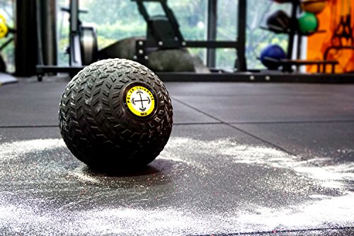 POWER GUIDANCE Slam Ball Balón Medicinal Antideslizante Ideal para los Ejercicios de Functional Fitness - 8kg