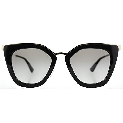 Prada - PRADA CINÉMA EVOLUTION SPR 17SS,Geométrico acetato mujer, BLACK, 52