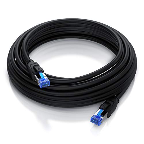 Primewire- 10m Cable de Red Cat.8 40 Gbits - S FTP PIMF - Switch Router Modem Access Point - Cable Ethernet LAN Fibra óptica