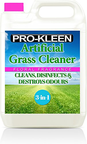 Pro-Kleen Limpiador de césped Artificial, Fragancia Floral, hogar con Perros, Limpia, desinfecta, desodoriza y fragancias, 5 litros, súper Concentrado: Hace 15 litros