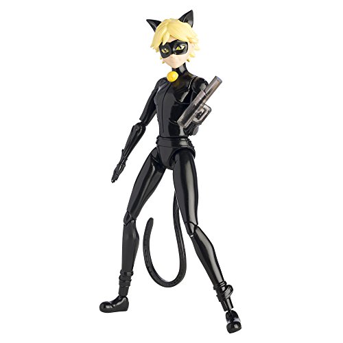 Prodigiosa: Las aventuras de Ladybug - Figura articulada Cat Noir (Bandai 39722)