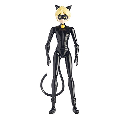 Prodigiosa: Las aventuras de Ladybug - Figura articulada Cat Noir (Bandai 39722)