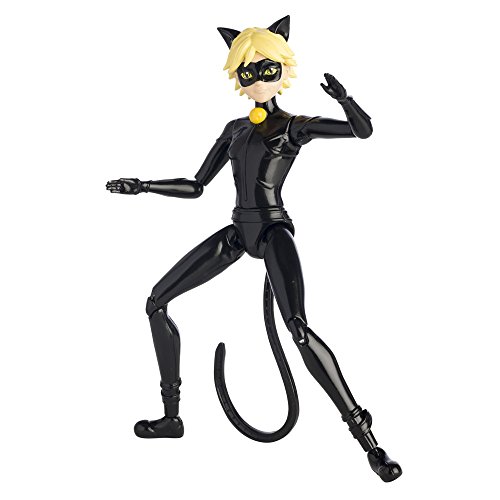 Prodigiosa: Las aventuras de Ladybug - Figura articulada Cat Noir (Bandai 39722)