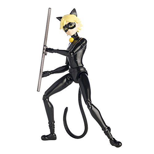 Prodigiosa: Las aventuras de Ladybug - Figura articulada Cat Noir (Bandai 39722)