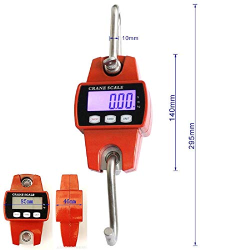 Profesional grúa Balanza colgante Last Báscula Báscula LCD 300 kg/100g batería de la Industria Báscula