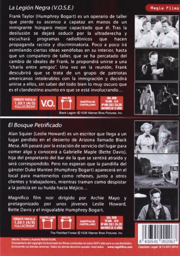 Programa Doble Film Noir - Archie Mayo/Humphrey Bogart (La Legión Negra - El Bosque Petrificado) [DVD]