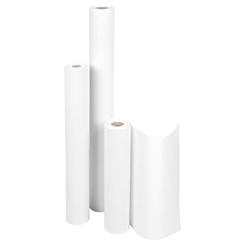 Propac Z-RW100 - Papel Kraft blanco monolucida en bobina, 100 x 100 m