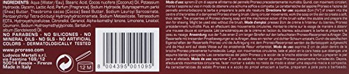 Proraso Tubo Crema De Afeitar De Sándalo Y Manteca De Karité Para Barbas Duras - 150 Ml. 180 g