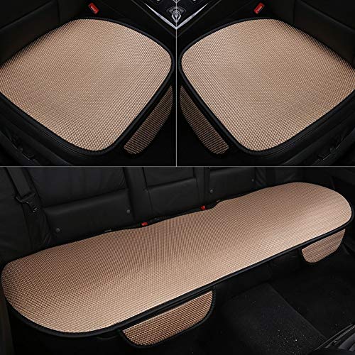 Protectores de fundas de asiento de coche Estaciones de cojines cómodos accesorios del coche transpirable cubierta de asiento de seda de hielo universal adecuado for el modelo del coche del 99% Cubier