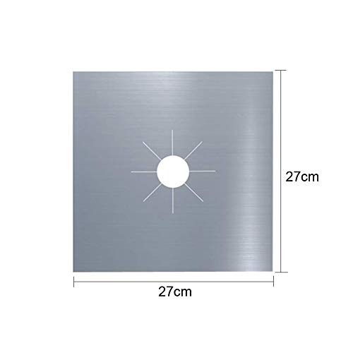 Protectores de la Cocina de la Cocina de Gas Juego de 5- Esteras de Estufa de Gas Antideslizante Antiadherente para Cocina, de Doble Espesor Fácil de Limpiar