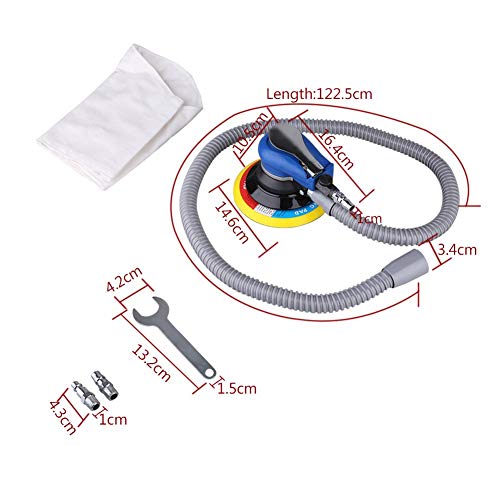 Pulidora Coche Profesional, Encerado/Descalcificación, Pulidora Coche, Pulidora para Coche Profesional, Control de Velocidad Electrónico 150 mm