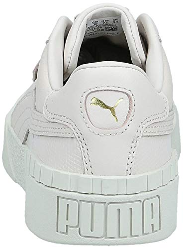 PUMA Cali Emboss Wn's, Zapatillas Deportivas para Mujer, Pastel Parchment, 37.5 EU