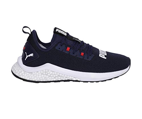 Puma Hybrid NX, Zapatillas de Running para Hombre, Azul (Peacoat-High Risk Red White), 42 EU