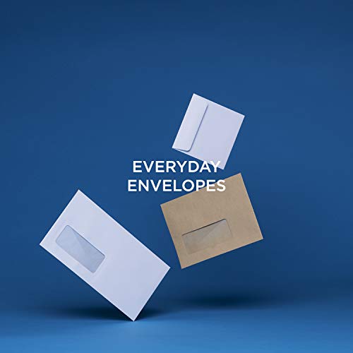 Purely Everyday FL3893 - Sobre C5 (500 unidades, cierre autoadhesivo, 90 g/m², 229 x 162 mm), color blanco