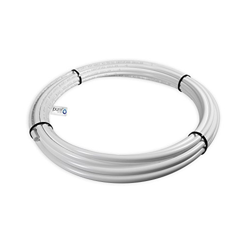 PureOne Systemflex - Manguera de ósmosis de 3/8 pulgadas para filtro de agua, nevera SBS, equipo de ósmosis, lavavajillas, lavadora o acuario Tamaño a elegir (1 m – 30 m). Blanco.