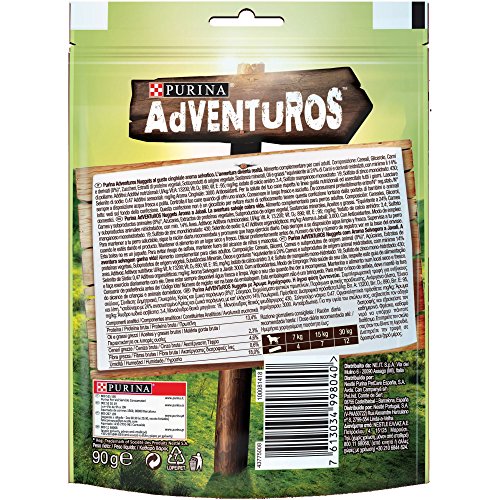 Purina Adventuros Nuggets golosinas y chuches para perros 6 x 90 g