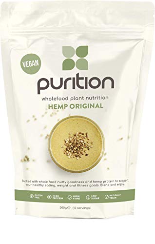 Purition Batido de proteínas Crudivegano (500g). Batido para el desayuno sin lácteos