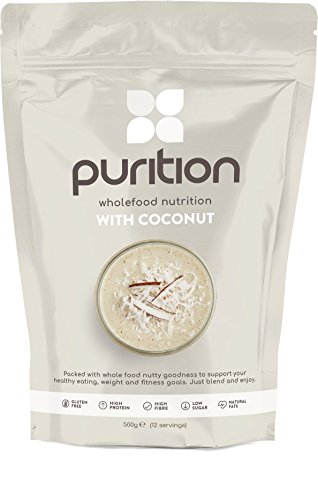 Purition Batido de proteínas de Coco (500g). Batido para el desayuno