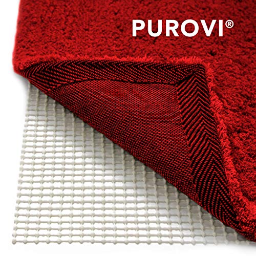 Purovi® Alfombra Antideslizante | 200 x 80 cm | Fácil de Moldear | Protección contra Resbalones