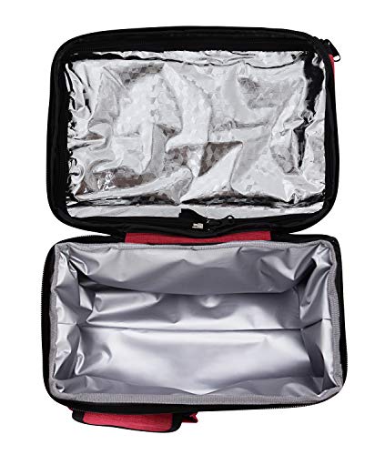 PuTwo Térmica Porta Alimentos 8L Hermética Bolsa Térmica Plegable Bolso Nevera Térmica Tela Bolsas Térmicas para Llevar Comida Nevera Almuerzo para Adulto Mujer Niños Trabajo Oficina Playa Viaje -Rosa