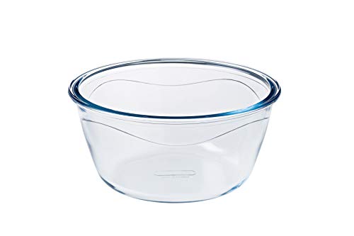 Pyrex Cook & Go Recipiente Redondo 19CM 160CL con Tapa Cook&GO, Azul, 4.69 cm