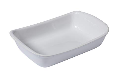 Pyrex Supreme Fuente para Horno, Cerámica, Blanco