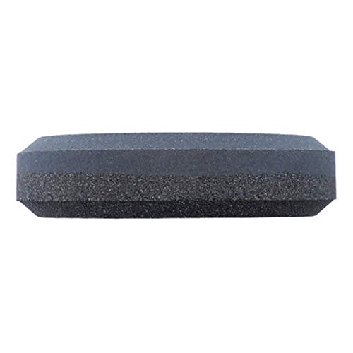 qingqingR 240/400# Cuchillo doméstico Piedra de afilar Hacha Redonda Piedra de afilar Mano Herramienta de Doble Grano