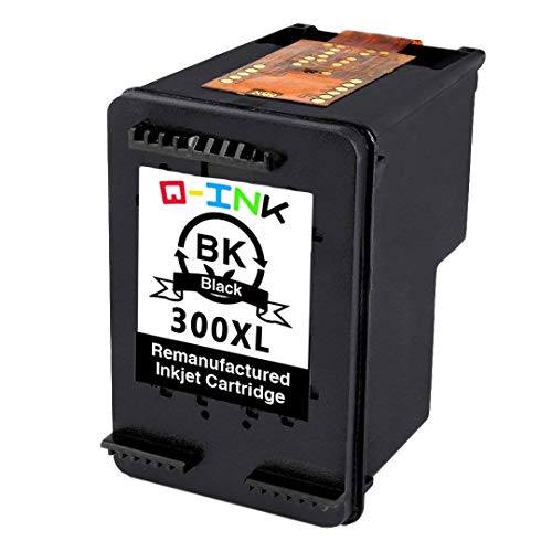 QINK 2PK Remanufacturados para HP 300XL 300 Cartuchos de Tinta Compatible para HP Envy 100 110 114 120, HP DeskJet D1660 D2660 D5560 F2480 F4280 F4580, HP PhotoSmart C4680 C4780 C4670 C4600 C4700