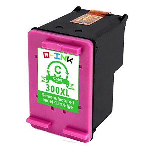 QINK 2PK Remanufacturados para HP 300XL 300 Cartuchos de Tinta Compatible para HP Envy 100 110 114 120, HP DeskJet D1660 D2660 D5560 F2480 F4280 F4580, HP PhotoSmart C4680 C4780 C4670 C4600 C4700