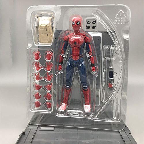 Qiyun Llanta Spider Man Homecoming The Spiderman Action PVC Figuras de colección Model Toy 15 cm -