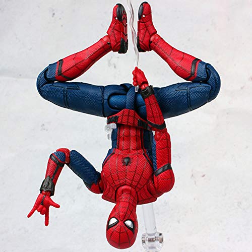 Qiyun Llanta Spider Man Homecoming The Spiderman Action PVC Figuras de colección Model Toy 15 cm -