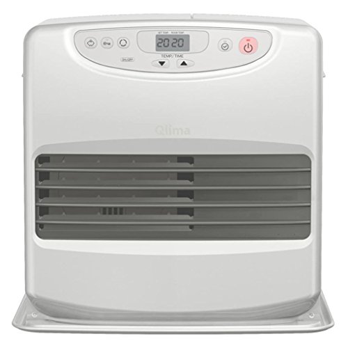 Qlima SRE8040C estufa de combustible líquido 4000 W - estufas de combustible líquido (4000 W, Paraffin, Plata, Interior, 9 L, 69 m²)