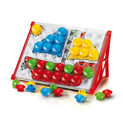 Quercetti- Juego Pinchos Junior, Multicolor, 12m+ (41956) , color/modelo surtido