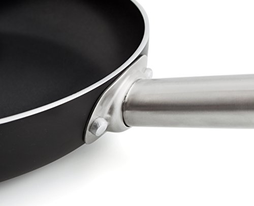 Quid Pro Chef - Sartén de acero inox 24 cm, apta para horno e inducción