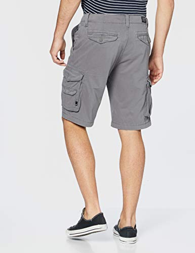 Quiksilver CRUCIALBATTLESH M WKST KZE0 Pantalones Cortos, Hombre, Gris (Quiet Shade - Solid), 30