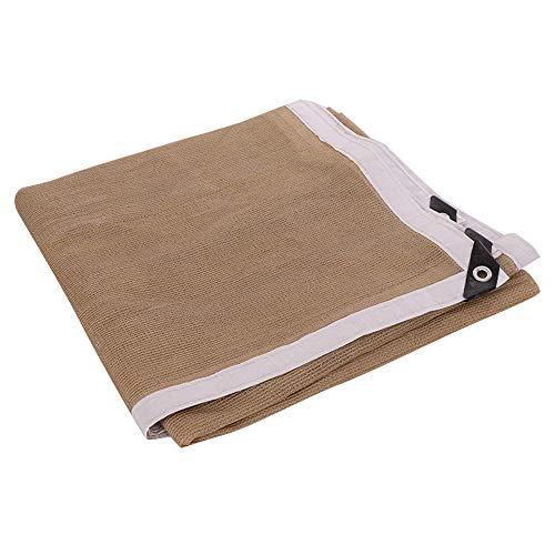 QULONG Red de Cortinas de protección Solar Beige, índice de sombreado del 90%, Vela de protección Solar, Cubierta de Dosel para Patio, protección UV, para Patio, jardín, Patio, pérgola,2x3m