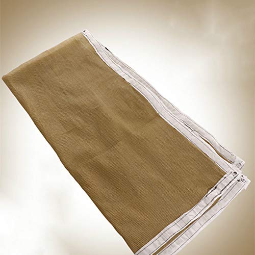 QULONG Red de Cortinas de protección Solar Beige, índice de sombreado del 90%, Vela de protección Solar, Cubierta de Dosel para Patio, protección UV, para Patio, jardín, Patio, pérgola,2x3m