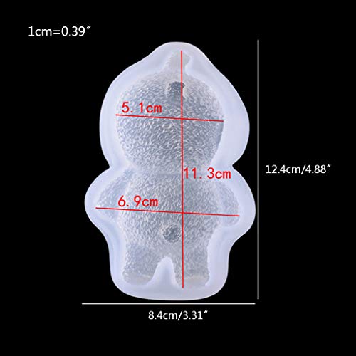 R-WEICHONG - Molde de silicona con forma de osito para fondant