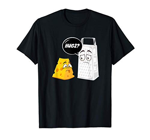 Rallador de queso Queso Cheddar Dumbumb Idiot Pun Camiseta